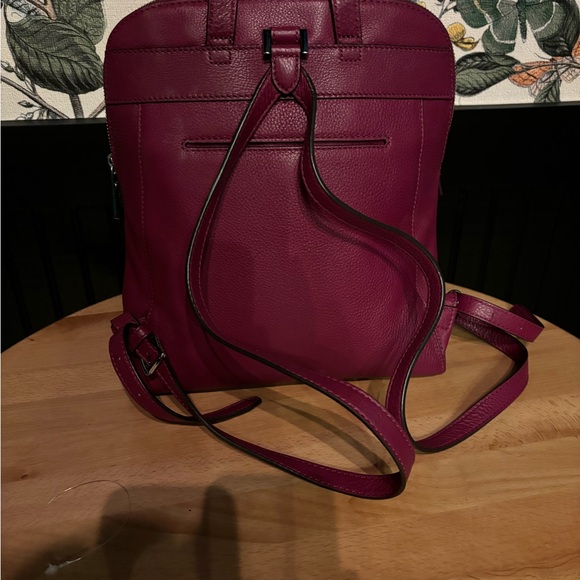 Michael Kors Rhea Medium Slim Backpack - Burgundy main image 5